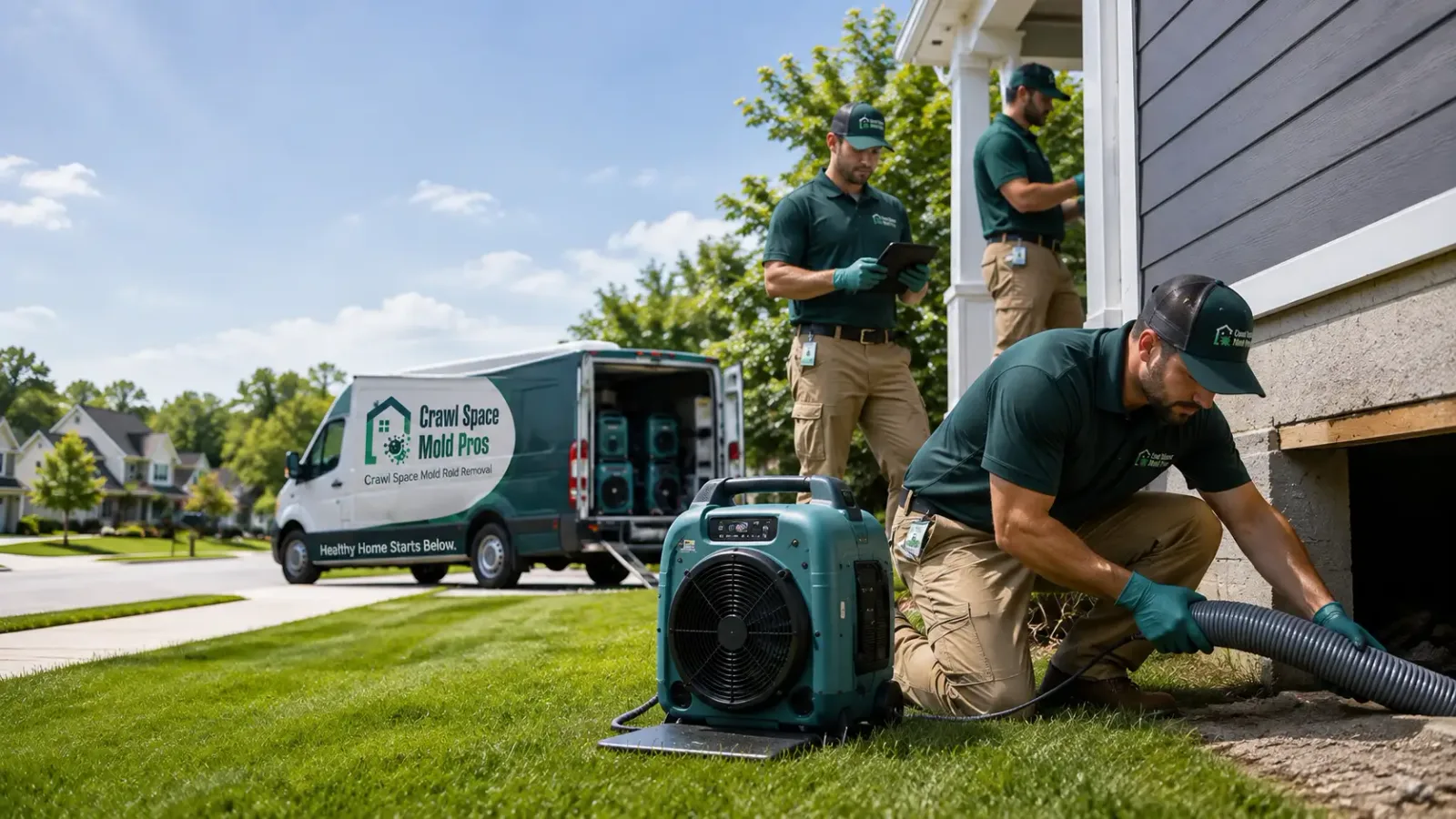Crawl Space Mold Removal in Princeton, MN